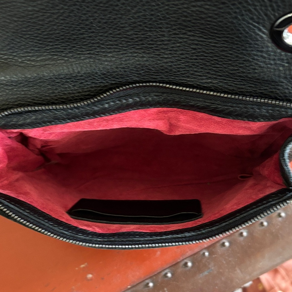 Hammitt Black Crossbody Bag with gunmetal Accents - Picture 3 of 10